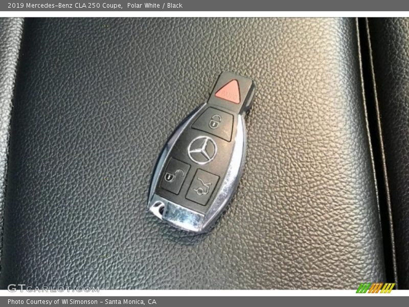 Polar White / Black 2019 Mercedes-Benz CLA 250 Coupe