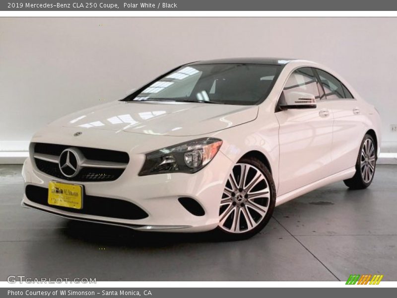 Polar White / Black 2019 Mercedes-Benz CLA 250 Coupe