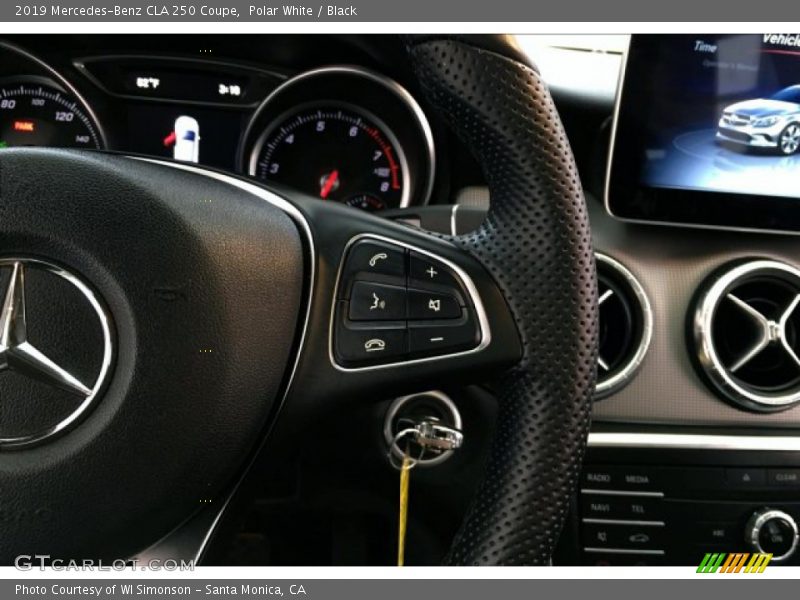 Polar White / Black 2019 Mercedes-Benz CLA 250 Coupe
