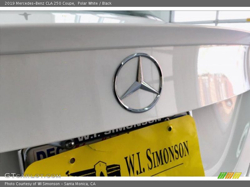 Polar White / Black 2019 Mercedes-Benz CLA 250 Coupe