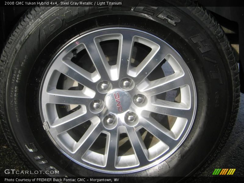 Steel Gray Metallic / Light Titanium 2008 GMC Yukon Hybrid 4x4