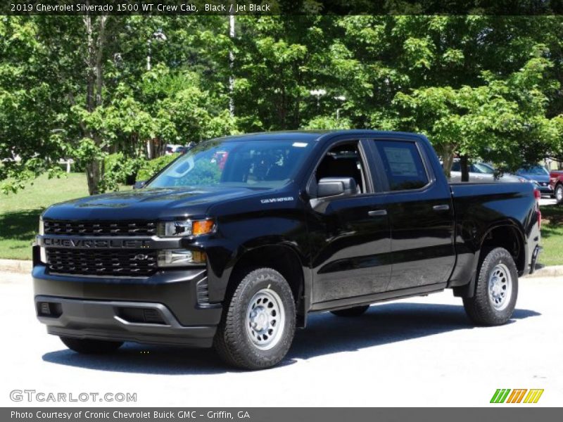 Front 3/4 View of 2019 Silverado 1500 WT Crew Cab