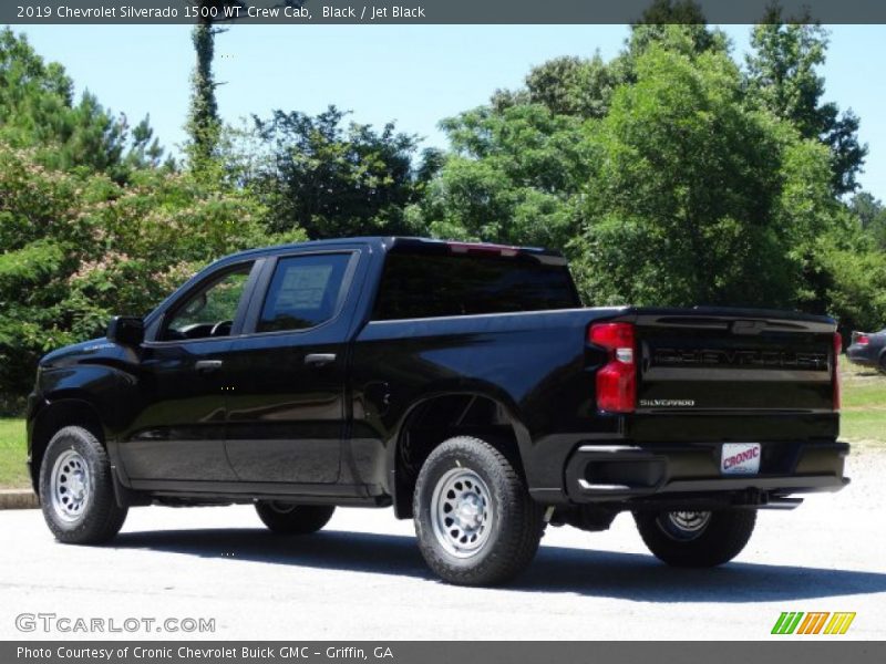 Black / Jet Black 2019 Chevrolet Silverado 1500 WT Crew Cab