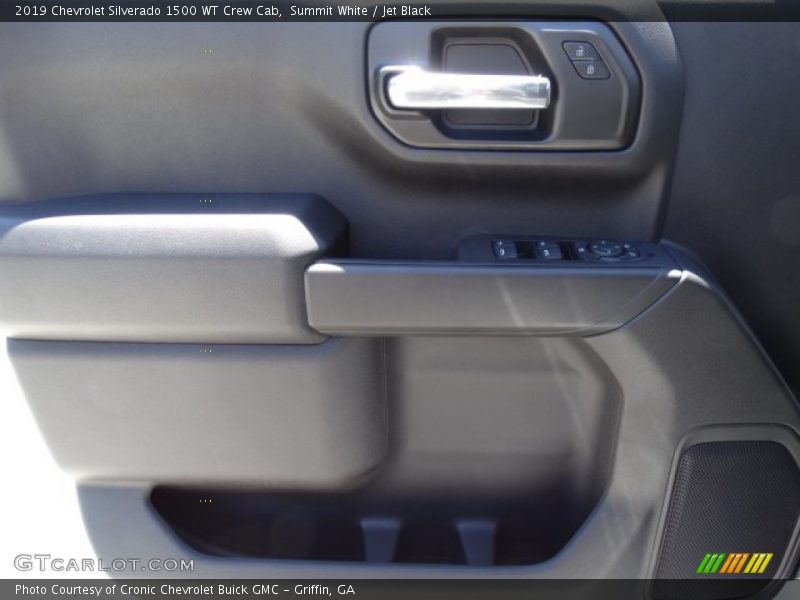 Summit White / Jet Black 2019 Chevrolet Silverado 1500 WT Crew Cab