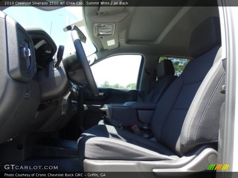 Summit White / Jet Black 2019 Chevrolet Silverado 1500 WT Crew Cab