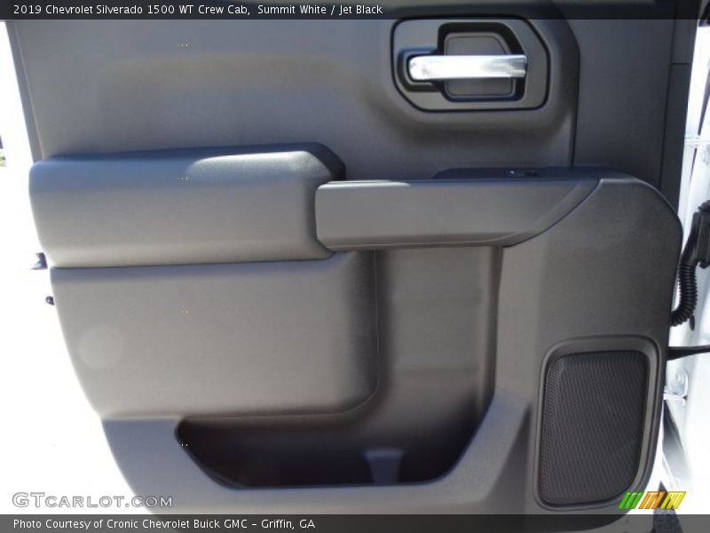 Summit White / Jet Black 2019 Chevrolet Silverado 1500 WT Crew Cab