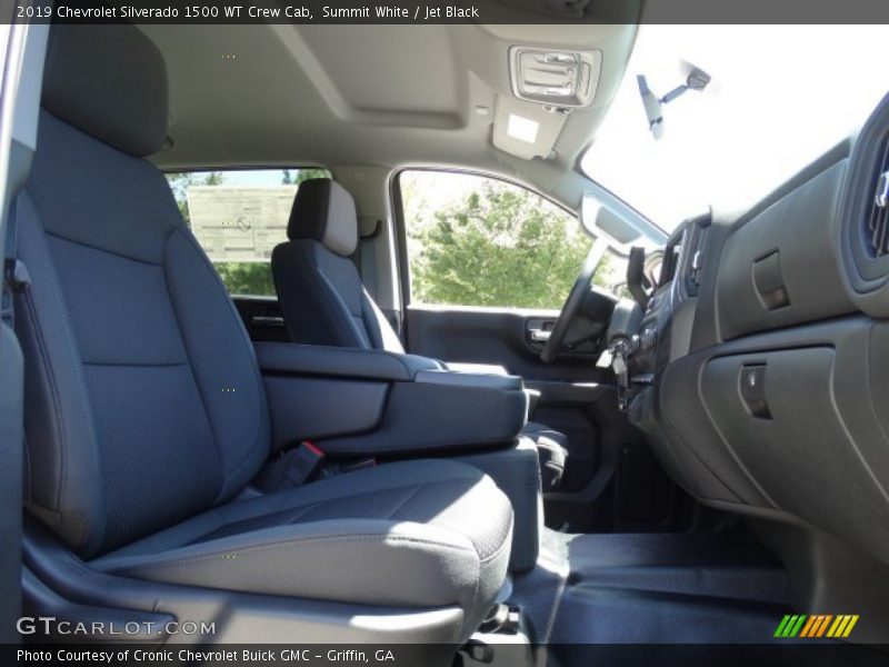 Summit White / Jet Black 2019 Chevrolet Silverado 1500 WT Crew Cab