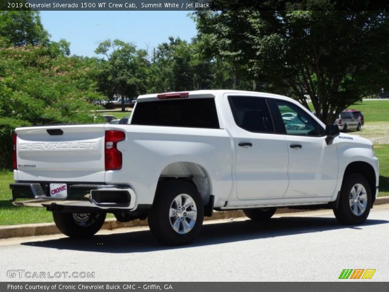 Summit White / Jet Black 2019 Chevrolet Silverado 1500 WT Crew Cab