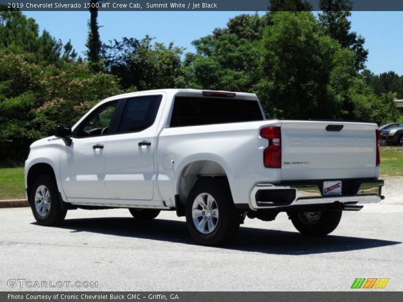 Summit White / Jet Black 2019 Chevrolet Silverado 1500 WT Crew Cab
