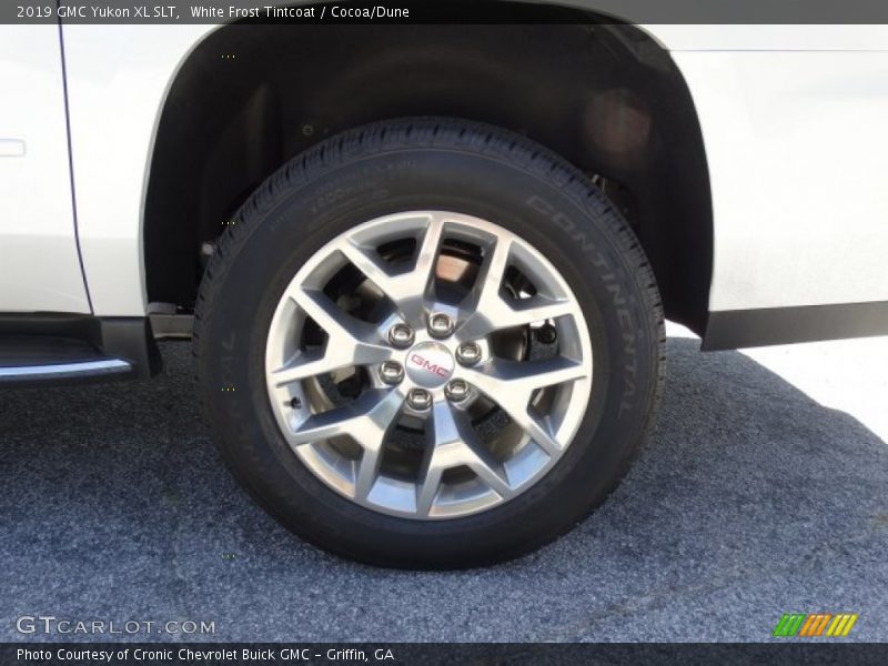 White Frost Tintcoat / Cocoa/Dune 2019 GMC Yukon XL SLT