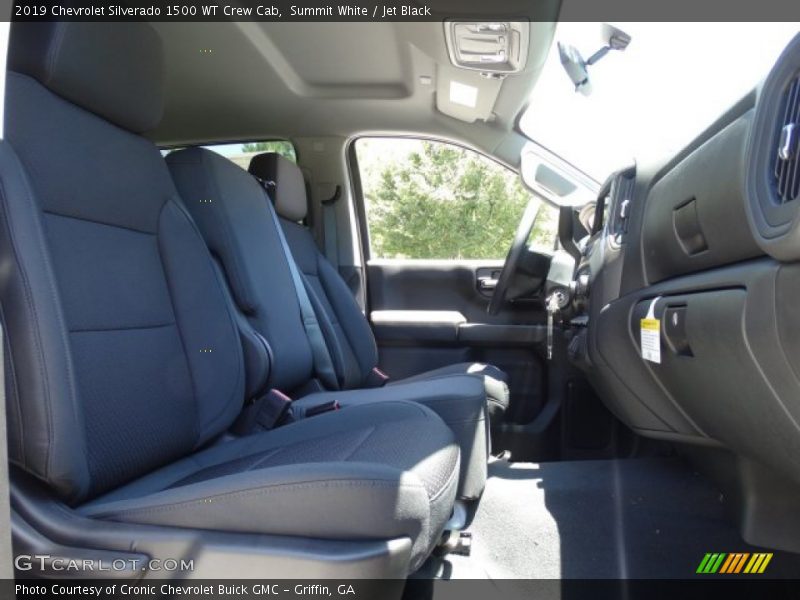 Summit White / Jet Black 2019 Chevrolet Silverado 1500 WT Crew Cab