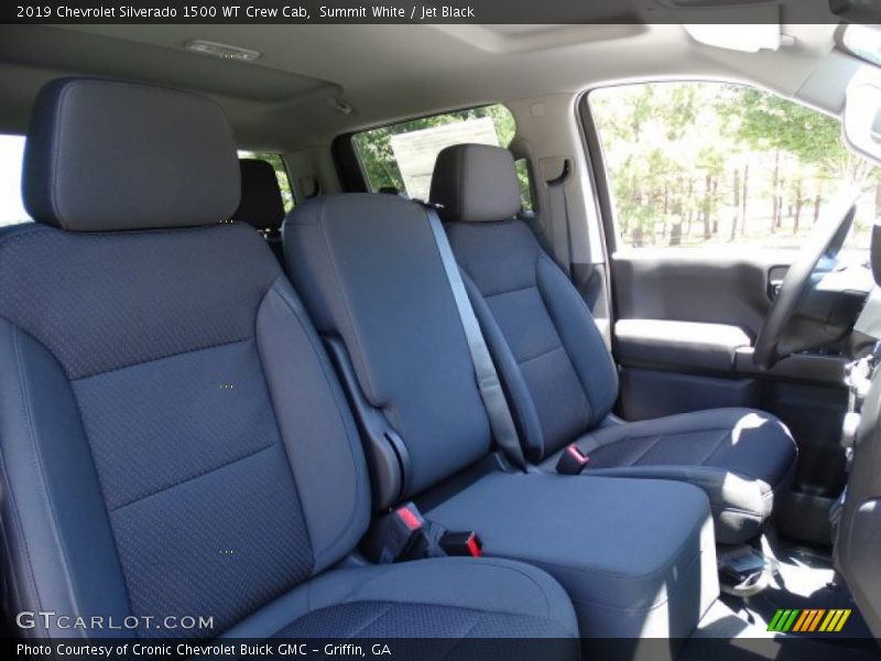 Summit White / Jet Black 2019 Chevrolet Silverado 1500 WT Crew Cab