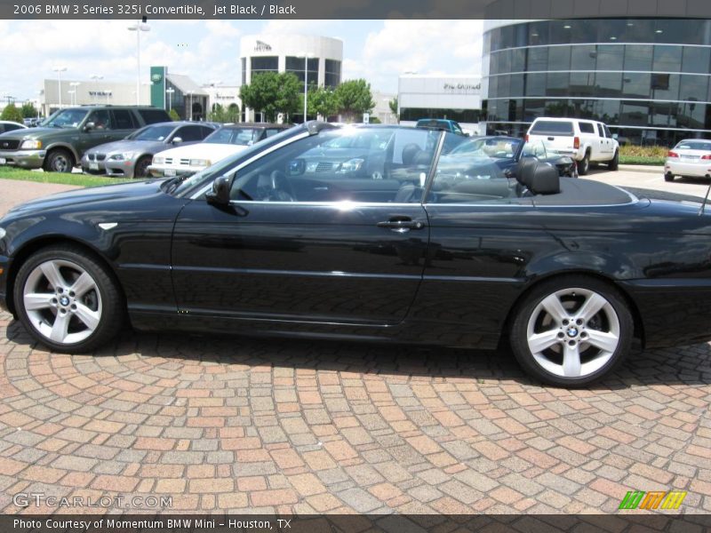 Jet Black / Black 2006 BMW 3 Series 325i Convertible