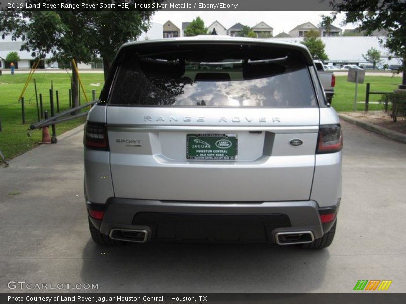 Indus Silver Metallic / Ebony/Ebony 2019 Land Rover Range Rover Sport HSE