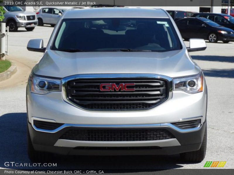 Quicksilver Metallic / Jet Black 2019 GMC Acadia SLE