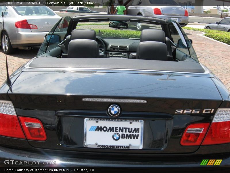 Jet Black / Black 2006 BMW 3 Series 325i Convertible