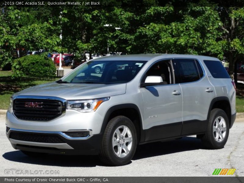 Quicksilver Metallic / Jet Black 2019 GMC Acadia SLE