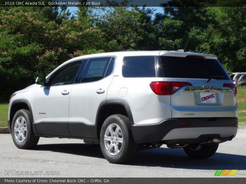 Quicksilver Metallic / Jet Black 2019 GMC Acadia SLE