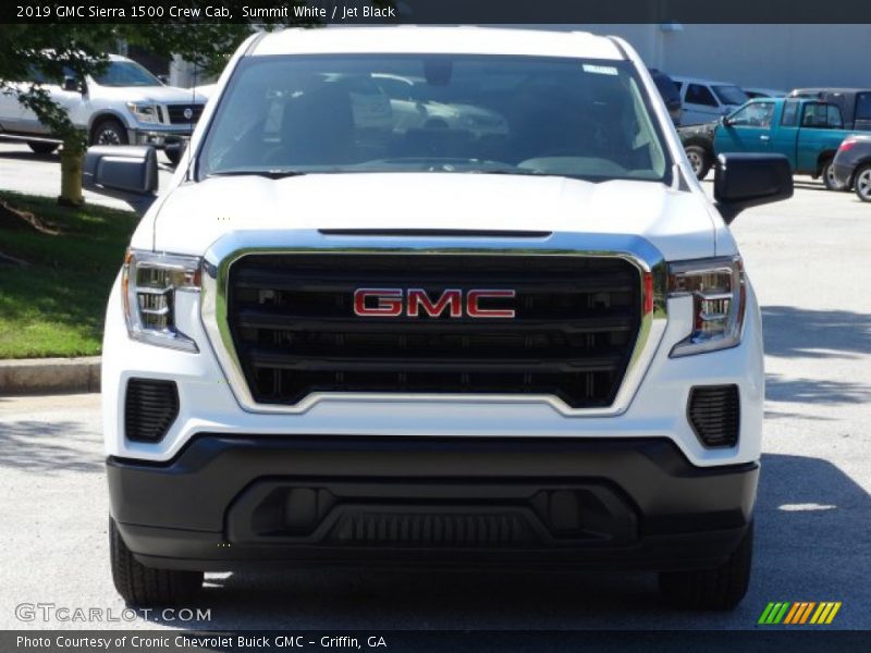 Summit White / Jet Black 2019 GMC Sierra 1500 Crew Cab
