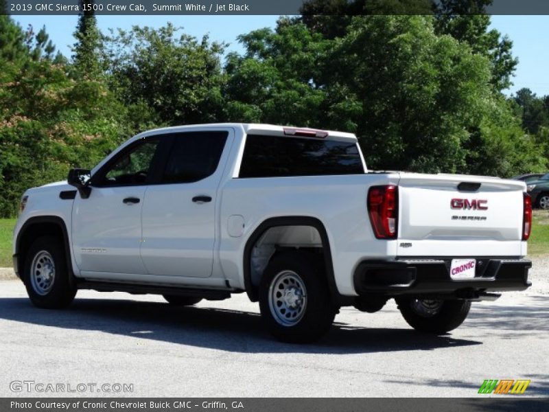 Summit White / Jet Black 2019 GMC Sierra 1500 Crew Cab