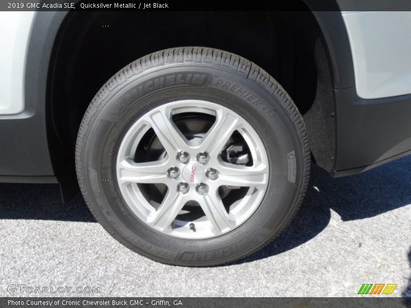 Quicksilver Metallic / Jet Black 2019 GMC Acadia SLE
