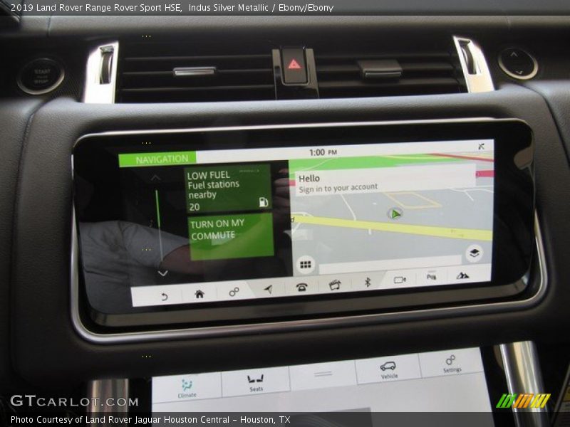 Indus Silver Metallic / Ebony/Ebony 2019 Land Rover Range Rover Sport HSE