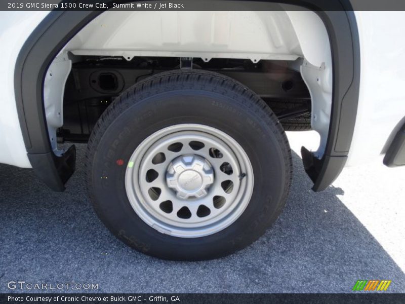 Summit White / Jet Black 2019 GMC Sierra 1500 Crew Cab