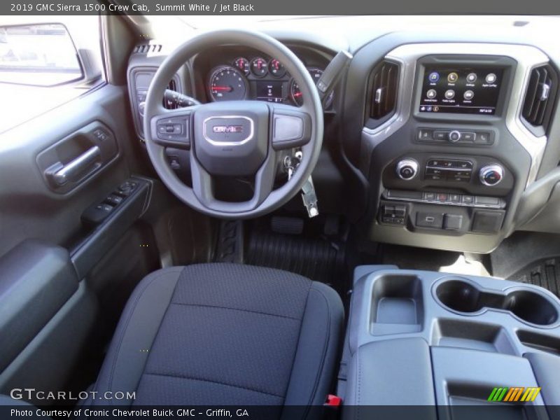 Summit White / Jet Black 2019 GMC Sierra 1500 Crew Cab