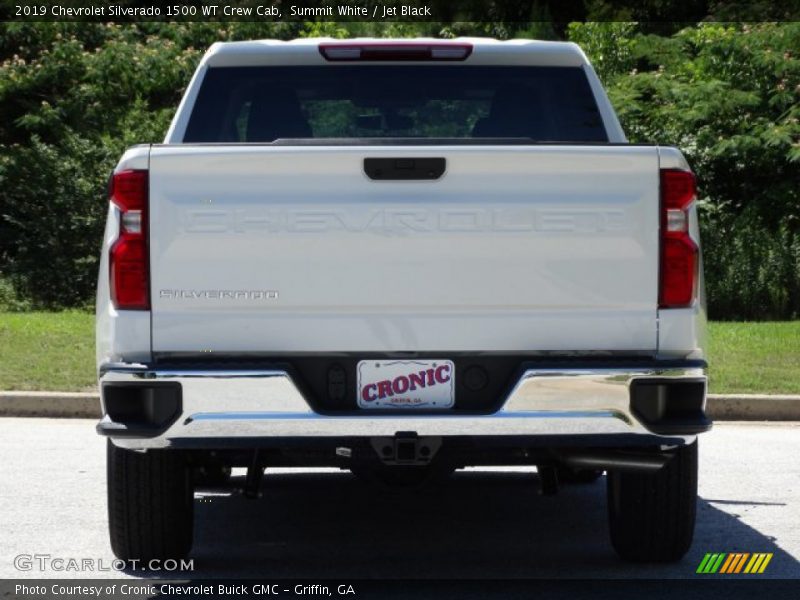 Summit White / Jet Black 2019 Chevrolet Silverado 1500 WT Crew Cab