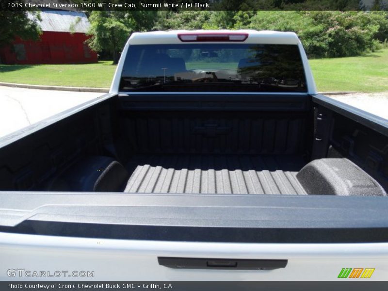 Summit White / Jet Black 2019 Chevrolet Silverado 1500 WT Crew Cab