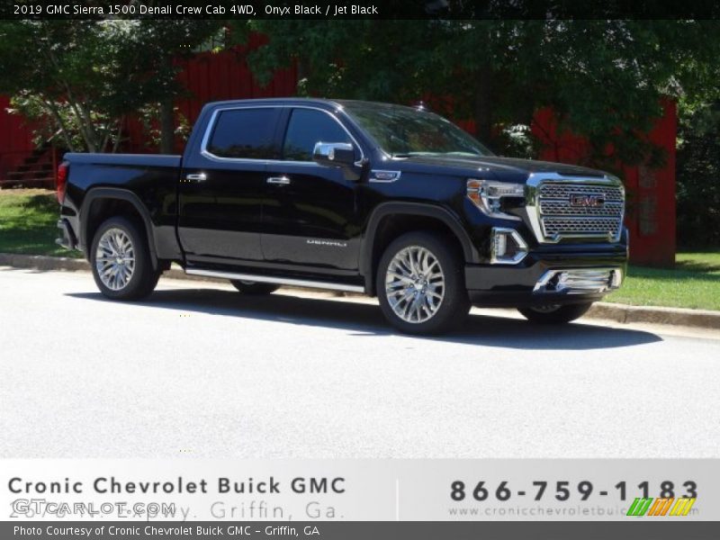 Onyx Black / Jet Black 2019 GMC Sierra 1500 Denali Crew Cab 4WD