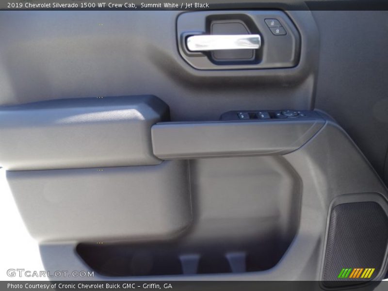 Summit White / Jet Black 2019 Chevrolet Silverado 1500 WT Crew Cab