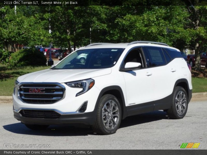 Summit White / Jet Black 2019 GMC Terrain SLT