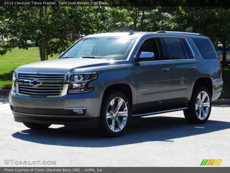 Satin Steel Metallic / Jet Black 2019 Chevrolet Tahoe Premier