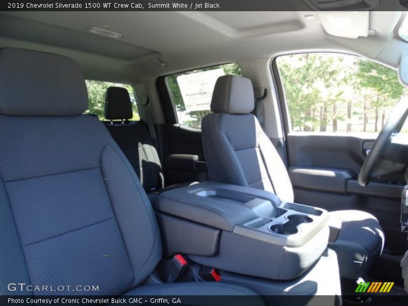Summit White / Jet Black 2019 Chevrolet Silverado 1500 WT Crew Cab