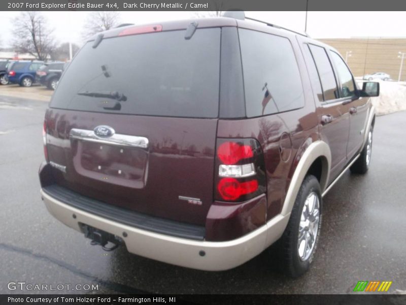 Dark Cherry Metallic / Camel 2007 Ford Explorer Eddie Bauer 4x4