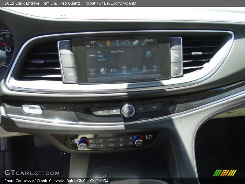 Red Quartz Tintcoat / Shale/Ebony Accents 2019 Buick Enclave Premium