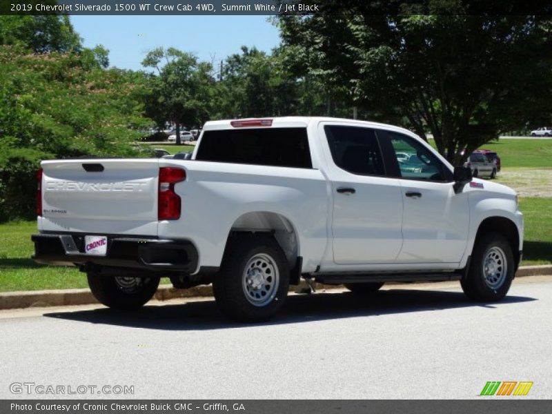 Summit White / Jet Black 2019 Chevrolet Silverado 1500 WT Crew Cab 4WD