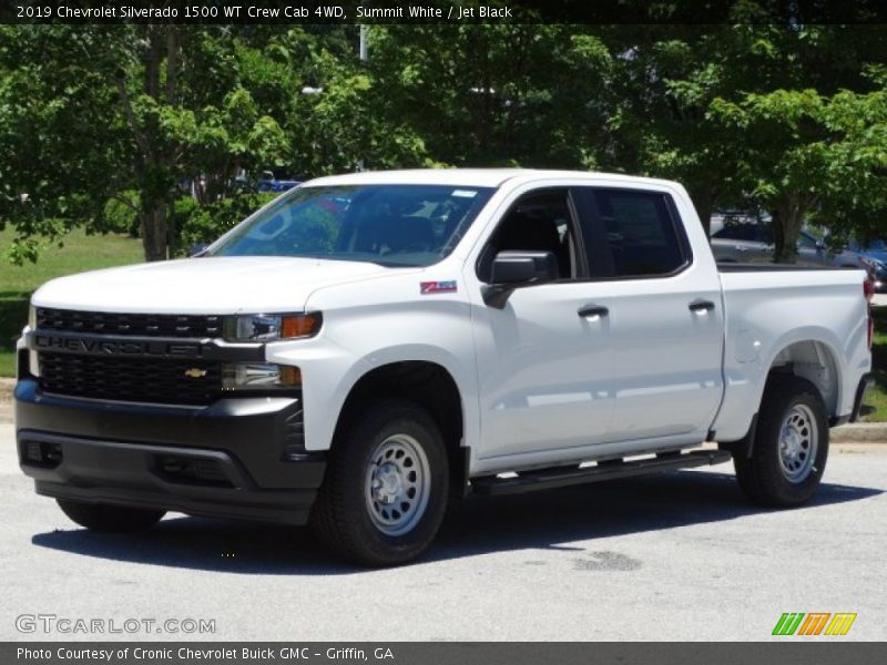 Front 3/4 View of 2019 Silverado 1500 WT Crew Cab 4WD
