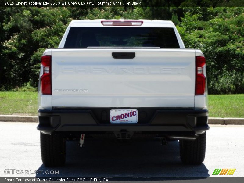 Summit White / Jet Black 2019 Chevrolet Silverado 1500 WT Crew Cab 4WD