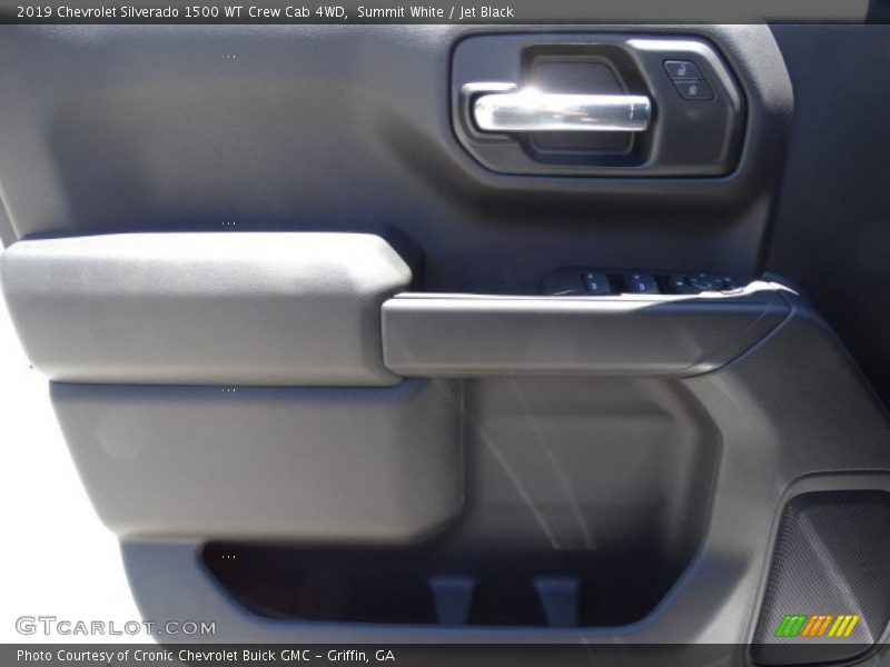 Summit White / Jet Black 2019 Chevrolet Silverado 1500 WT Crew Cab 4WD