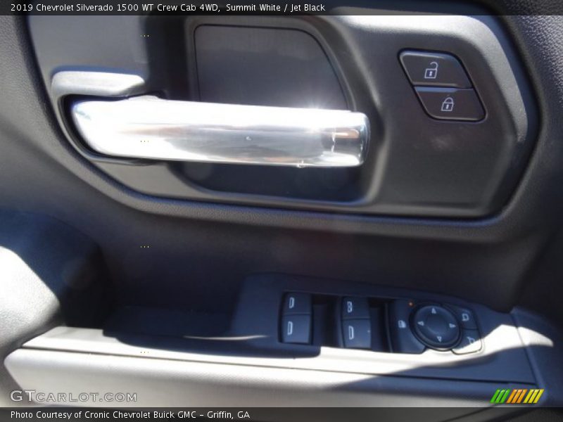 Summit White / Jet Black 2019 Chevrolet Silverado 1500 WT Crew Cab 4WD