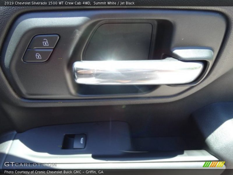 Summit White / Jet Black 2019 Chevrolet Silverado 1500 WT Crew Cab 4WD