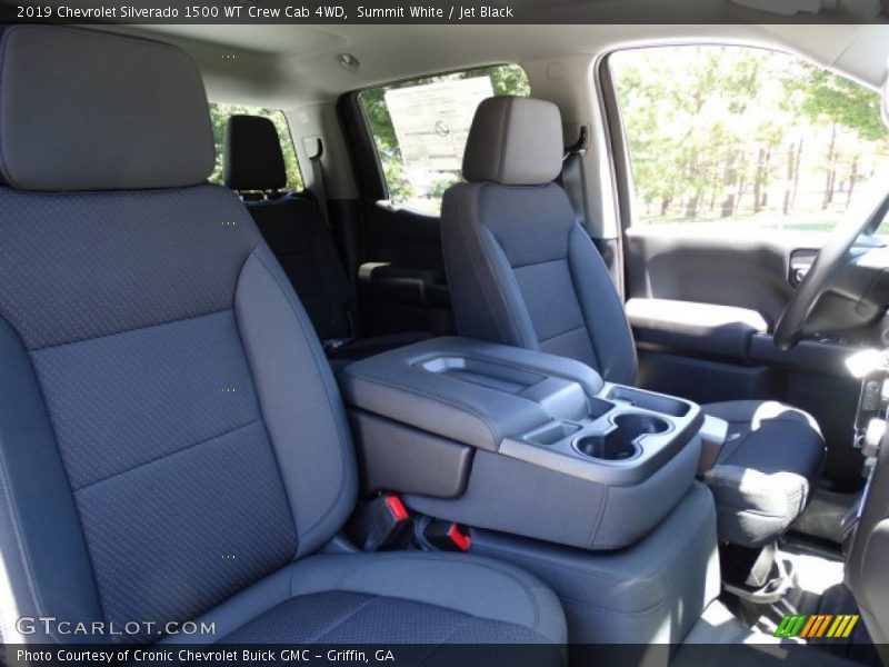 Summit White / Jet Black 2019 Chevrolet Silverado 1500 WT Crew Cab 4WD