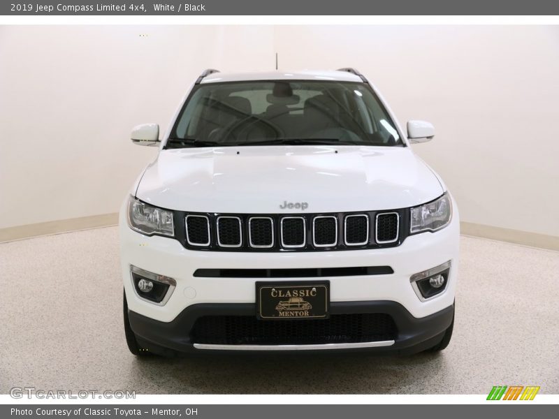 White / Black 2019 Jeep Compass Limited 4x4