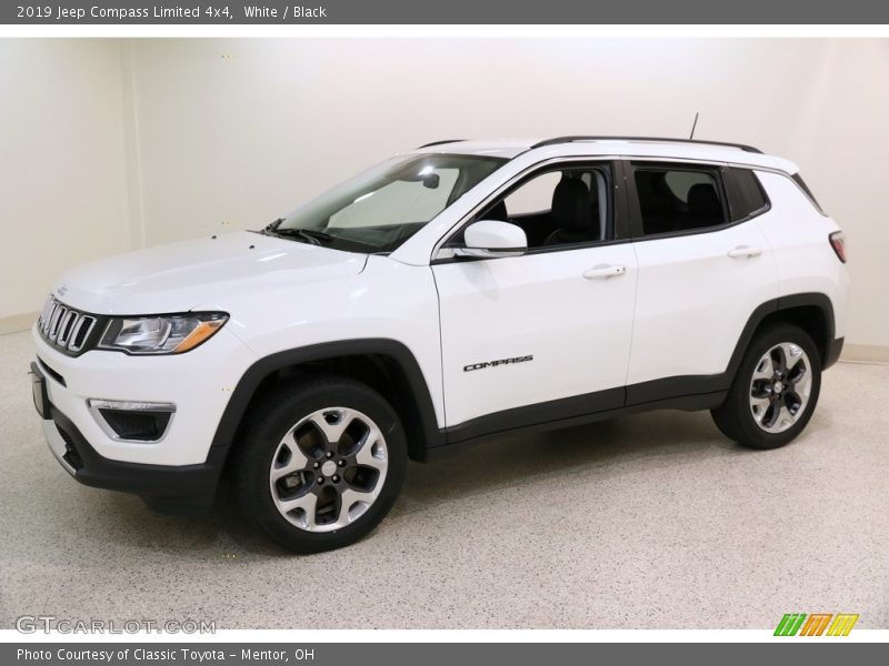 White / Black 2019 Jeep Compass Limited 4x4