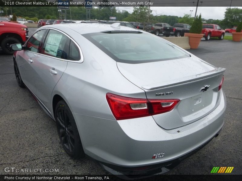 Silver Ice Metallic / Dark Atmosphere/­Medium Ash Gray 2018 Chevrolet Malibu LT