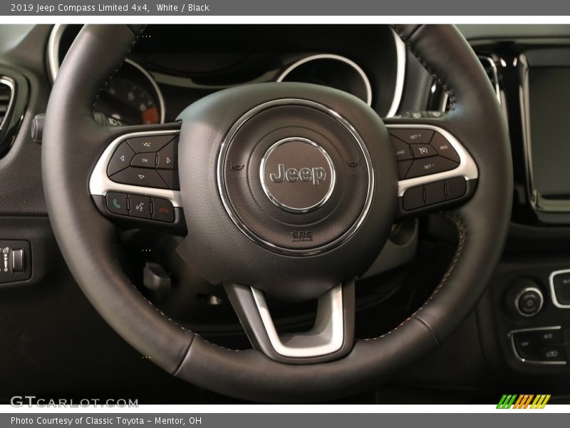 White / Black 2019 Jeep Compass Limited 4x4