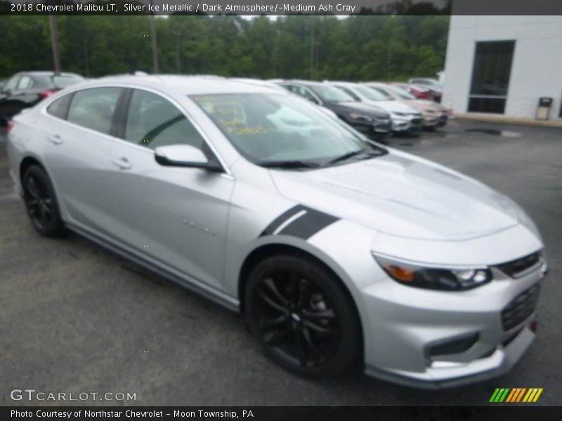 Silver Ice Metallic / Dark Atmosphere/­Medium Ash Gray 2018 Chevrolet Malibu LT
