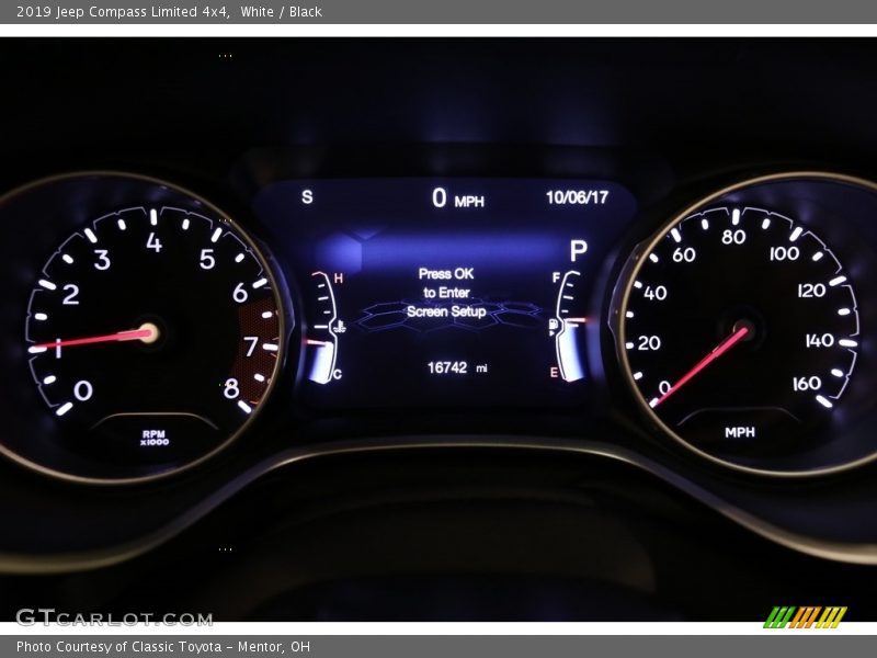 White / Black 2019 Jeep Compass Limited 4x4